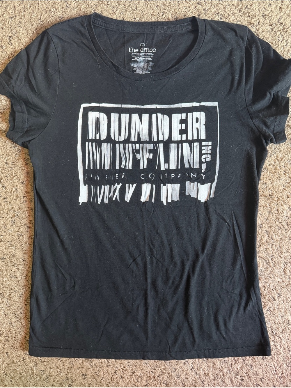 Ripple Junction Black Dunder Mifflin Graphic Tee - Women